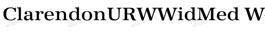 ClarendonURWWidMed W字体转换 ClarendonURWWidMed W字体转换